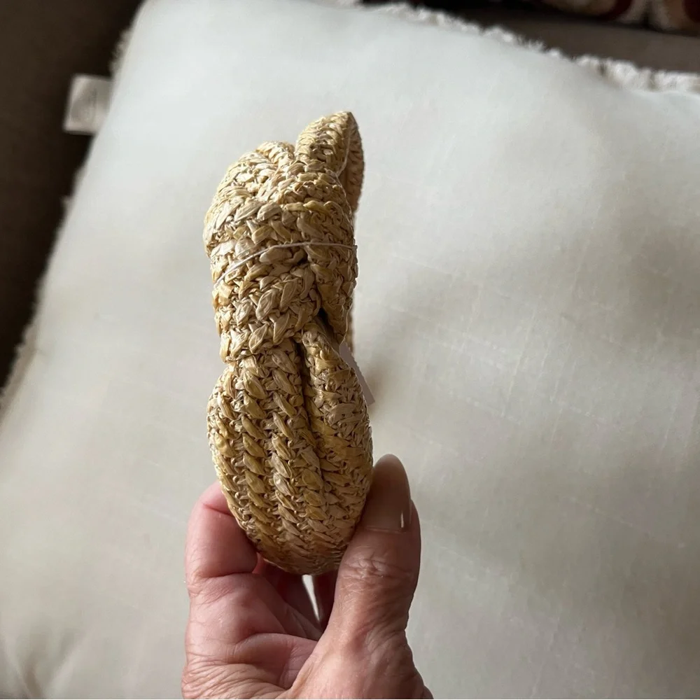 Natural Woven Knotted Headband